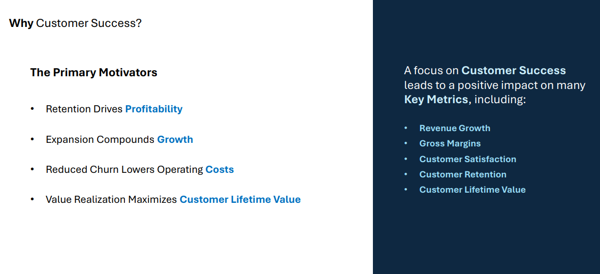 Why Customer Success
